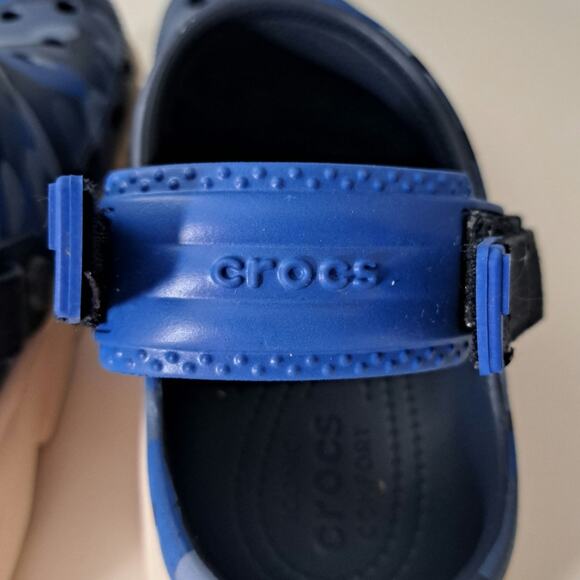 Crocs Adult Duet Max II Clog Blue Camo M7/W9 - Picture 5 of 11
